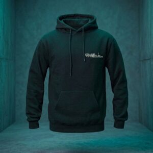 Unisex Hoodie Druck vorne Klein & Hinten Groß