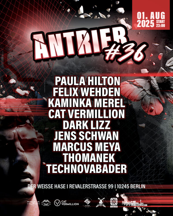 TICKET ANTRIEB #36 W/ PAULA HILTON + VBR RESIDENTS
