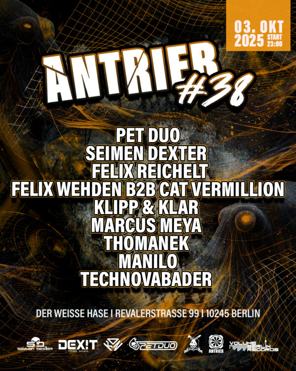 TICKET ANTRIEB #38 W/ PET DUO SEIMEN DEXTER +  VBR RESIDENTS