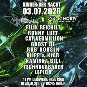 VOLUME BERLIN RECORDS MEETS KINDER DER NACHT